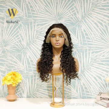 13X6 Deep Wave Transparent Lace Frontal Wig Raw Cambodian Hair Hd Lace Wigs Cheveux Naturels Perruques Glueless Full Hd Lace Wig